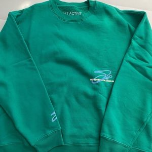 NWOT Set Active large crew neck in color palm